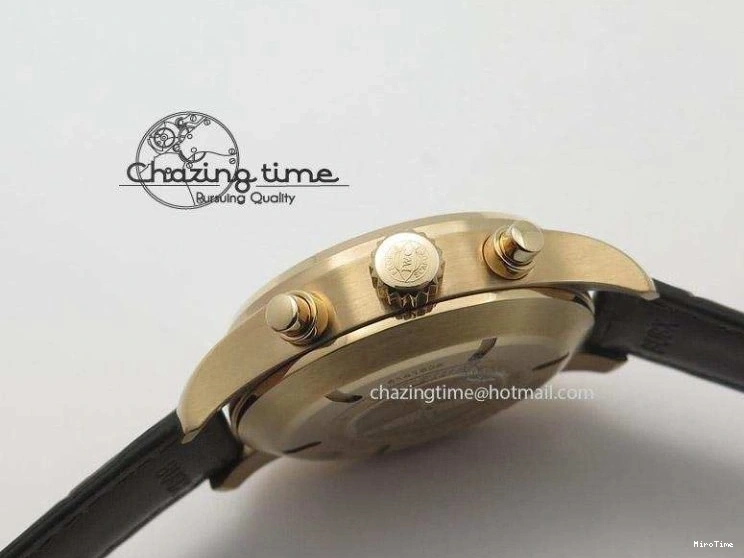 MIROTIME 0522 Pilot Chrono RG 3878 ZF Best Edition Grey Dial On Brown Leather Strap A UrbanChic 7330